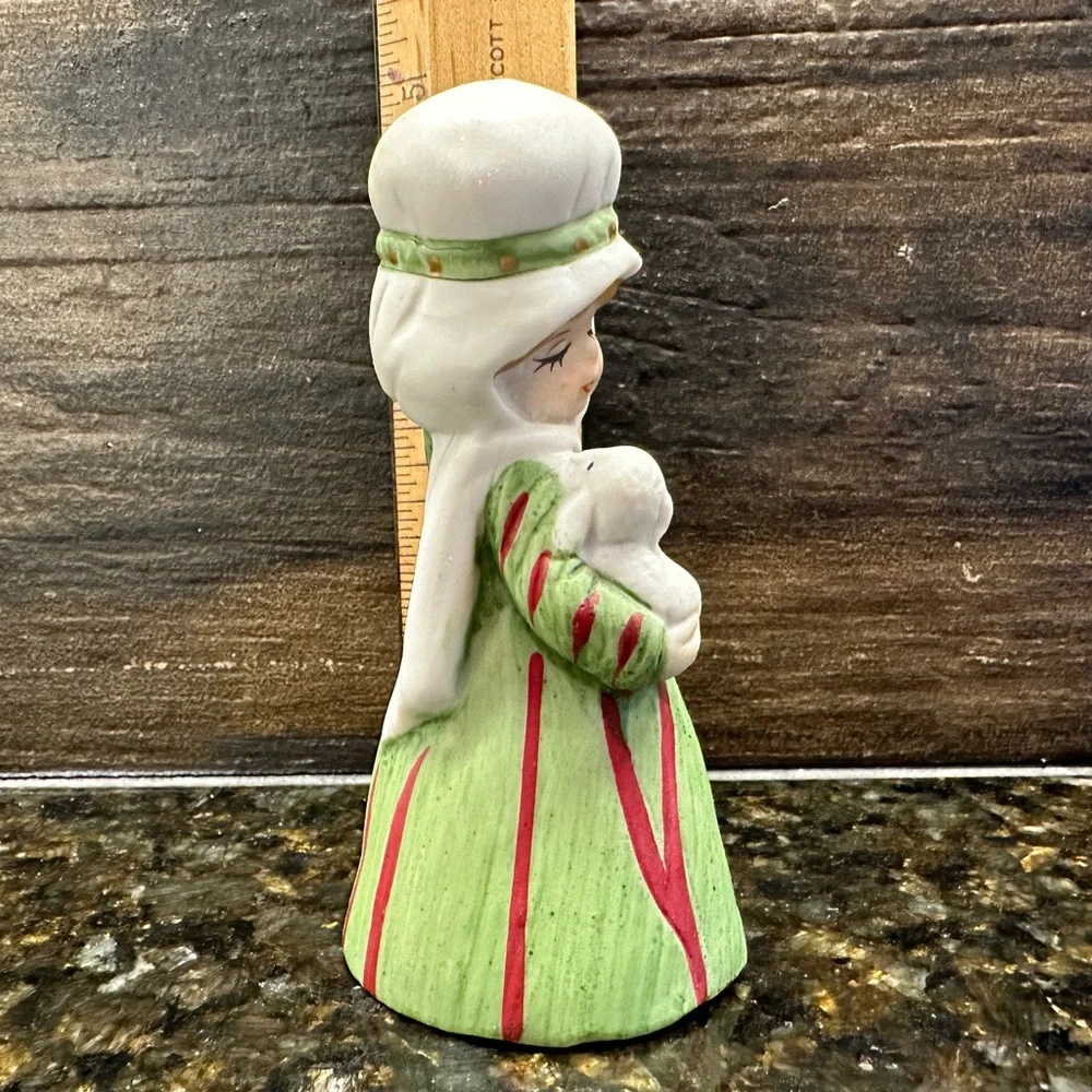 Vintage Ceramic Shepherd Boy Bell‎